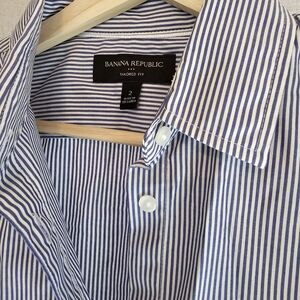 Banana Republic Striped button-up